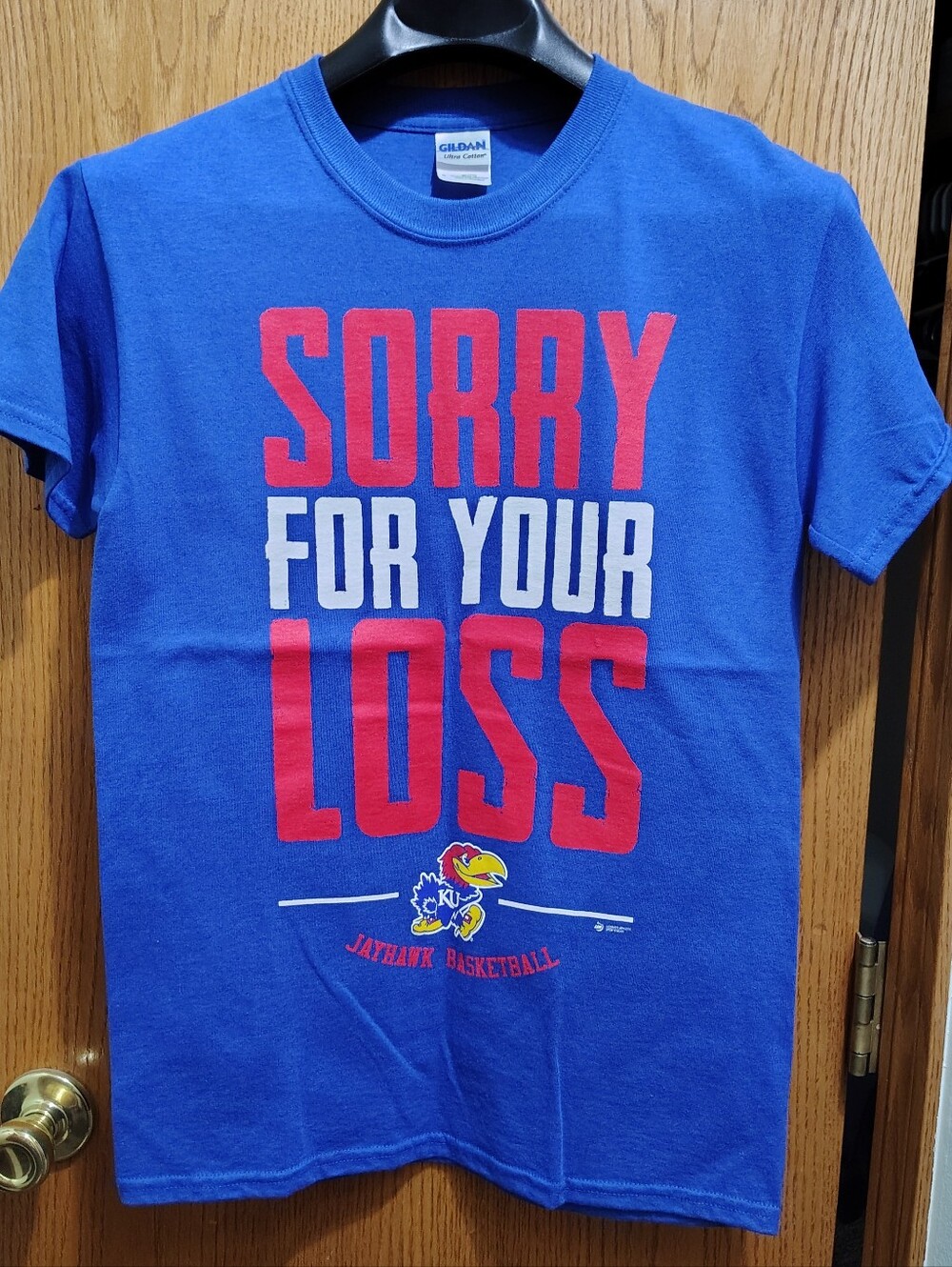Gildan Men’s Royal Blue 'Sorry For Your Loss' Graphic Tee